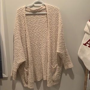 Wool knit cardigan